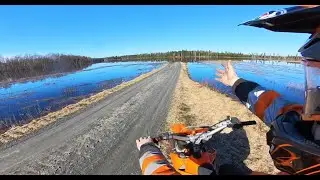 Tämä tässä on pelto! (KTM SX250)