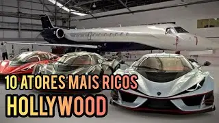 Os 10 atores mais ricos de Hollywood.