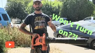 Free Finds: Repairing An Electric Leaf Blower