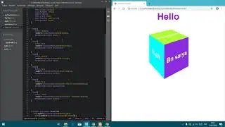 Css Animation 3D  squar