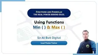 Excel Functions Max ( ) & Min ( )