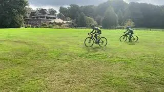 Cyclocrosstraining - Grasmaaien