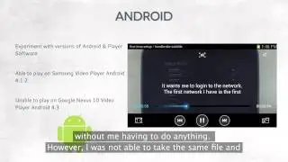 69 Viewing Captions in Android - Open & Closed Captioning Effectivity on a Budget