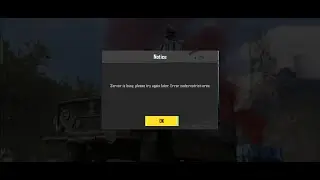 BGMI SERVER IS BUSY PLEASE TRY AGAIN LATER ERROR CODE RESTRICT AREA PROBLEM EXPLAIN   SOLVE IN TAMIL
