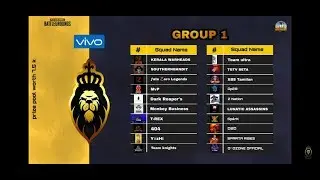 VIVO PUBG Tournament hosted by MC Gamers