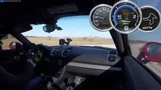 Cayman GT4 hot lap at Harris Hill Raceway (CW) - 1m23.92s