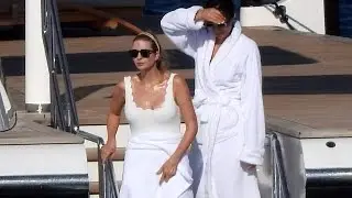 Ivanka Trump and Jared Kushner take the jet skis out and relax on mega yacht off the coast of Croati