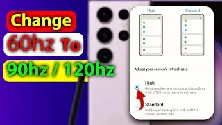 How to enable 120hz refresh rate 
