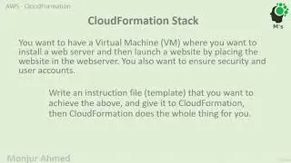 Amazon Web Services AWS CloudFormation