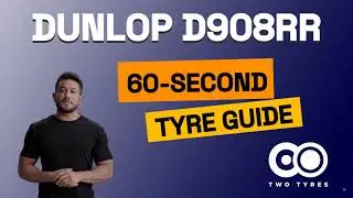 Dunlop D908RR - Motorcycle Tyre Review - 60-second guide