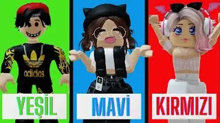 EKİPLE YEMEK YEME YARIŞI🤣AYŞEM ECE ARI💥ARIGİLLER🐝ROBLOX EAT SAME COLOR FOOD