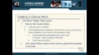 Creating a Central Store in Windows Server