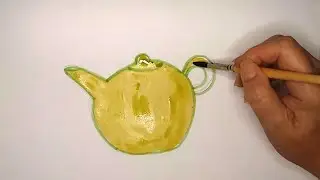 I drew a teapot with a surprise