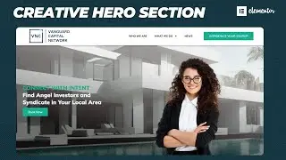 CREATE Hero Section in Elementor Like a Pro! | Elementor Tutorial