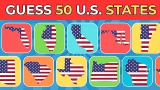 Can You Name All 50 U.S. States Just by Their Shape? | Ultimate Geography Quiz