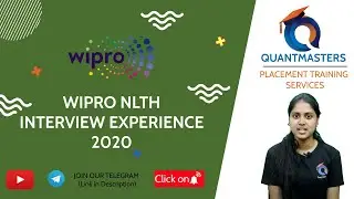 WIPRO NLTH | How to get placed in Wipro? | Wipro NLTH interview experience 2020