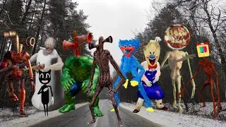 Siren Head Hulk Сиреноголовый Халк Гренни Мороженщик Скромник против Монстров сцп Тревор Хендерсон