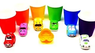 Learn Colors Make a Play Doh Car DIY Play toys