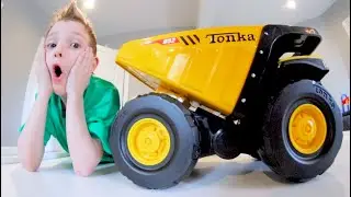 Father & Son BIGGEST TOY TRUCK EVER! / Tonka Steel Classics