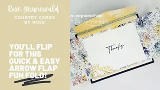 You'll Flip For This Quick & Easy Arrow Flap Fun Fold!