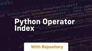 python operator index