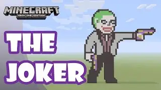 Minecraft: Pixel Art Tutorial and Showcase: The Joker (Suicide Squad)