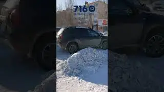 Зачем коммунальные службы оставляют груды снега вдоль улиц Кокшетау?