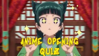 ANIME OPENING QUIZ - PITCHED AUDIO EDITION - 25 OPENINGS + BONUS