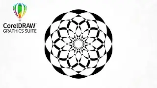 Mandala | Decoration | Corel DRAW tutorials | Shorts | 061
