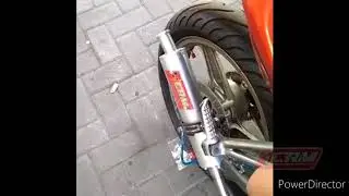 Pure sound yahud ninja 150 rr with silincer CRM racing