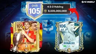 NEW HOL ICON R9 ADDITION TO MY H2H SQUAD IN 433 HOLDING FORMATION || ROAD TO 106 OVR✅ - FC MOBILE!