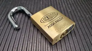 Lockwood 334B45 - A great padlock with a terrible name, picked and gutted