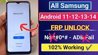 Samsung FRP Bypass Android 14/13/12 BY New Tool ONE Click Remove FRP Fixed ADB Fail