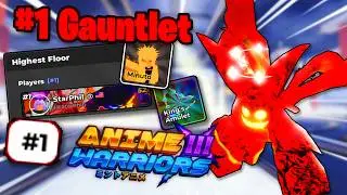 How I Got The #1 Gauntlet Run In Anime Warriors III (FULL GUIDE!!)