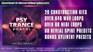 Psytrance Sample Pack - Loops, MIDI & Spire Presets