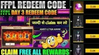FFPL DAY 3 REDEEM CODE || 28 JUNE REDEEM CODE || CHOOSE YOUR DREAM TEAM👍👍