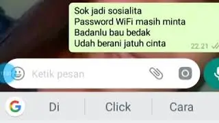 Prank text..!!!! Ngeprank temen gua pake lagu KIDS JAMAN NOW sampe ngakak