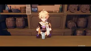 Traveler becomes a bartender - Genshin Impact