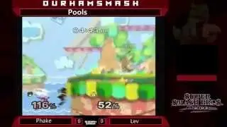 Durham Smash Bi-Weeklies #15 - Phake[Marth] vs Lev [Fox] - Winners Semi's