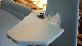 Работа руля высоты.