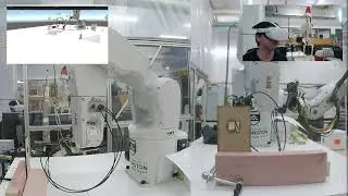 Functional VR Teleoperated Robot for architecture construction | Dexterity test
