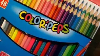 Maped 60 colour pencils unboxing (and blending test)