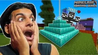 I Made A Full Diamond Beacon [Minecraft Pe Survival Ep-10]