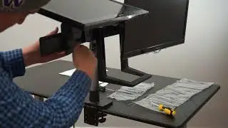 Ergotron HX Dual Monitor Arm Unboxing and Assembly