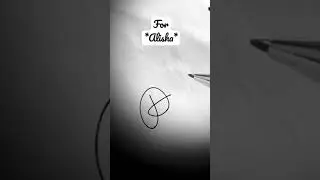 Alisha Name Signature Styles | @SimpleSigns @Shorts