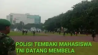 Polisi T3mb4ki Mah4siswa, TNI Datang Membela