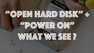 Open Hard Drive + Power ON = Fun