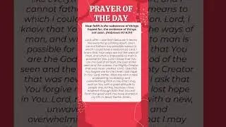 Prayer of the Day #dailyprayer #faith #newlife