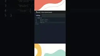 Python Dictionary pop() Method 