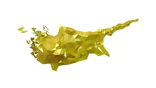Blender - Creating Cyprus map with butterflies